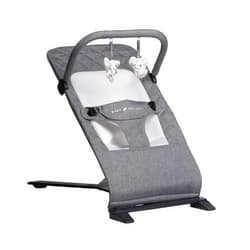 Baby Delight Alpine Deluxe Portable Bouncer | Infant | 0 – 6 months | Charcoal Tweed