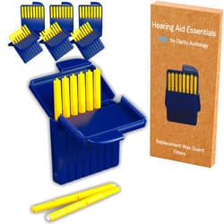 Clarity Audiology Starkey Hearing Aid Wax Guard Filter Replacements – 48 Hearing Aid Filters - Hear Clear Wax Guards - Hearing Aid Wax Filters - Wax Traps - Hearing Aid Accessories
