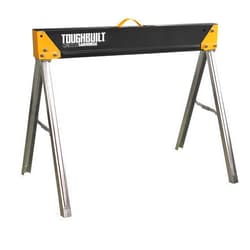 ToughBuilt - Folding Sawhorse/Jobsite Table - Sturdy, Durable, Lightweight, Heavy-Duty, 100% High Grade Steel, 1100lb Capacity, Easy Carry Handle - (TB-C300) - 1 Pack