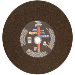 Norton Gemini Rapid Cut Chop Saw Reinforced Abrasive Cut-off Wheel, Type 01 Flat, Aluminum Oxide, 1