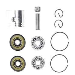 GLOGLOW High Hardness Piston Kit for 220 221 260 1950 2150 2250 2450 2550, Professional Piston Kit Crank Bearing for Chainsaw