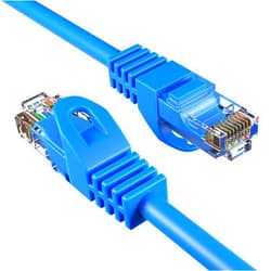 Cables Direct Online Cat5e 200FT Network Ethernet Patch Cable, 350Mhz Internet Wire, Compatible with PC, Laptop, Modem, Router, TVs, Printer Cord, Consoles for Home and Office, Blue