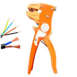 Fiopet Quick Strip, 2024 New Quickstriper Wire Striper, Self Adjusting Wire Stripper, Multifunctional Wire Stripper Crimper Cable Cutter Pliers 2 in 1 Automatic Wire Stripper and Cutter (#A2, 1PC)