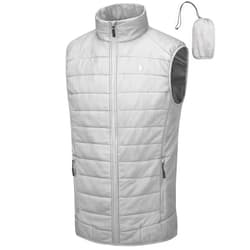 Little Donkey Andy Men's Lightweight Puffer Vest, Packable Sleeveless Jacket for Hiking Ski Walking