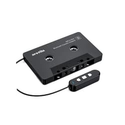 arsvita 5.1 Bluetooth Cassette Adapter, Car Audio Bluetooth Cassette Receiver, Cassette Bluetooth Adapter for Car Support Micro SD Card, Hands-Free Call, Black, Type BCA02
