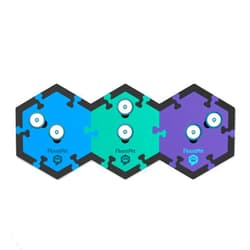 FluentPet Speak Up Get Started Bundle with Depths HexTiles 3-Pack, Speak Up Button 6-Pack, and Edge Pieces (Set of 32)