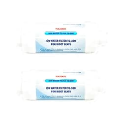 TULGIGS ION Filter TG300 - Premium Bidet Water Filter Set for Electronic Bidet Toilet Seats (2Pieces)