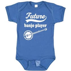 inktastic Future Banjo Player Childs Music Baby Bodysuit