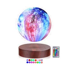 Vnemofey Levitating Moon Lamp with 16 Colors Modes,Floating and Spinning in Air with 3D Printing Galaxy Moon Night Light, Novelty Lighting for Unique Gifts,Christmas,Room Decor