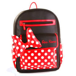 KishKesh Personalization Personalize Disney Minnie Mouse Diaper Backpack 3 PC Set
