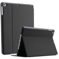 ProCase Smart Cover for iPad 9.7 (2018 & 2017, Old Model) / iPad Air 2 / iPad Air Case, Slim Stand Protective Folio Case for iPad 9.7 Inch 5th/6th Generation, Also Fit iPad Air 2 / iPad Air -Black