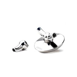 Crema Coffee Products | Single & Double Bottomless Spouts | 54mm | Made For New Crema Bottomless Portafilters | Compatible with Crema Single, Double & Triple Shot Baskets | Espresso Machine Accessory