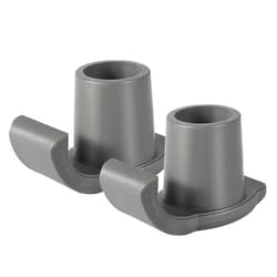 Generic Walker SKi-Glides for 1 1/8 inch Tube, Universal Fit Walker Feet Glides, Heavy Duty Coaster Skis for Folding Walkers, Walker Accessories, One Pair (Grey)