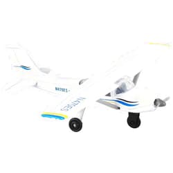 Daron Runway24 RW065 Cessna 172 2000 Skyhawk White Blue 1:87 Scale Diecast with Runway