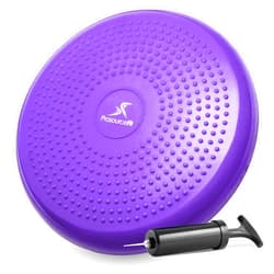 ProsourceFit Core Balance Disc Trainer, 14” Diameter with Pump for Improving Posture, Fitness, Stability