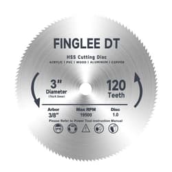 FINGLEE DT 3 Inch HSS Circular Saw Blade with 3/8