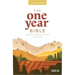 Tyndale NIV The One Year Bible Premium Slimline/Large Print-Softcover