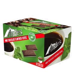 Andes Mint Chocolate Flavored Coffee Cups, 12 Count