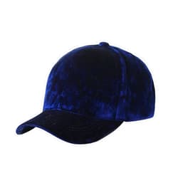Generic Casual Solid Soft Velvet Baseball Baseball Cap Trucker Hat Low Profile Unstructured Breathable Unisex