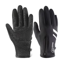 Tough Outdoors Winter Cycling Gloves - Biking Gloves for Cold Weather - Winter Bike Gloves - Warm & Thermal Cycling Gloves - Touch Screen Gloves - Windproof Cold Weather Bike Gloves - Winter MTB, Dirt Bike Gloves