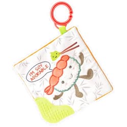 Mary Meyer Sweet Soothie Crinkle Teether Toy with Baby Paper and Squeaker, 6 x 6-Inches, Sushi