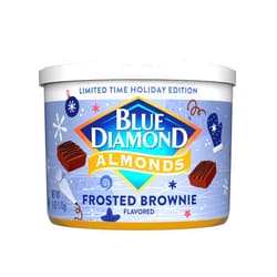 Blue Diamond Almonds Blue Diamond, Holiday Frosted Brownie Flavored Sweet Snack Nut Almonds Perfect Size for On-The-Go, Holidays and Gatherings, Lunch, Adults and Kids, 6oz Can