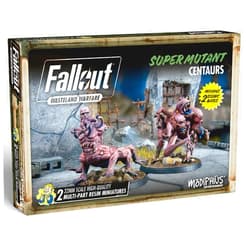 Modiphius: Fallout: Wasteland Warfare: Super Mutants - Centaurs - 2 Figures, Forged in Fire Wave, 32mm Multi-Part Resin Unpainted Miniatures,Grey