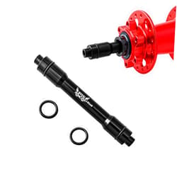 MUQZI Bicycle QR Adapter 12/15 to 9mm Front Wheel Hub Adapter 100/135/142/148mm Thru Axle Hub Quick Release for Mountain Road Bike