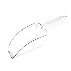 New Star Foodservice 34424 Polycarbonate Plastic Utility Ice Scoop, Clear, 24-Ounce