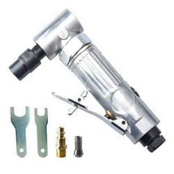 PROSHI 1/4-Inch Angle Air Die Grinder, Mini Air Angle Die Grinder, pneumatic angle die grinder, 90 Degree Angled Air Die Grinder, Edge Series Air Angle Die Grinder, Polished color