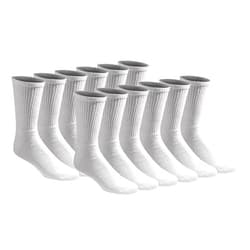 Dickies Men's All Purpose Cushion Crew Socks, Available in M-XL (6, 12 Pairs)