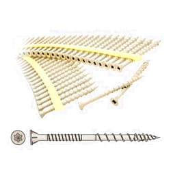 Simpson Strong-Tie Simpson Strong Tie DSVT212S #10 2-1/2 DSV Wood Screw with Quik Guard (Tan) T-25 (1000 per Box) by Simpson Strong-Tie