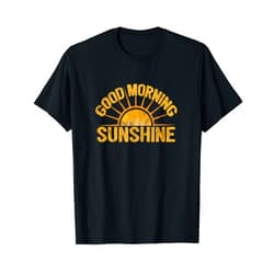 70s Disco Funk Vintage Retro Gifts Good Morning Sunshine 1970s Vintage Disco Retro Funk Gift Men Women Girls Kids T-Shirt