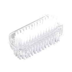 Art lalic 1/3/5Pcs Double-Sided Nail Cleaning Brush, Manicure and Pedicure Tool, Ideal for Fingernails and Toenails (clear,1)