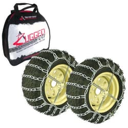 The ROP Shop 2 Link TIRE Chains & TENSIONERS 13x5x6 for Garden Tractors/Riders/Snowblower