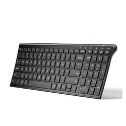iClever BK10 Bluetooth Keyboard, Wireless Bluetooth Keyboard, Rechargeable Bluetooth 5.1 Multi Device Keyboard with Number Pad Full Size Stable Connection for Mac, Windows, iOS, Android, Laptop