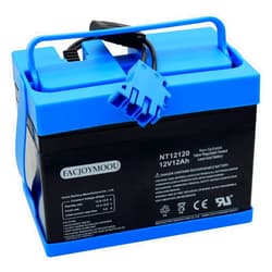 FACJOYMOOU 12 Volt Kids Ride On Battery for Peg Perego John Deere Gator Polaris Gaucho Rock'in Case Ih Tractor 12v12ah Replacement Battery
