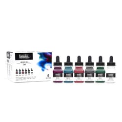 Liquitex Professional Acrylic Ink, 1-oz (30ml), Muted Collection, Set of 6