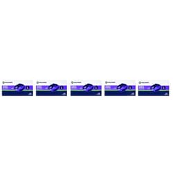 HALYARD 55083 Purple Nitrile Exam Gloves, Size Large, (5-(Pack))