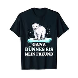 Eisbär Tshirt Polar Arktis Nachthemd Bear Kinder Eisbär T-Shirt Pyjamas Costume Ice Age Cold Alaska Children T-Shirt