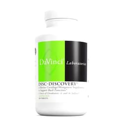 DaVinci Labs Disc Discovery - Dietary Supplement to Support Spinal Health - With Vitamin C, Vitamin D3, Bovine Tracheal Cartilage, Apple Pectin, Horsetail Powder, and More - Gluten-Free - 180 Capsules
