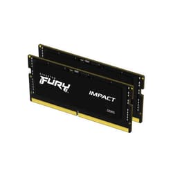 Kingston FURY Impact 64GB (2x32GB) 5600MT/s DDR5 CL40 Laptop Memory Kit of 2 | Lower Power Comsumption | Intel XMP 3.0 | Plug N Play | KF556S40IBK2-64