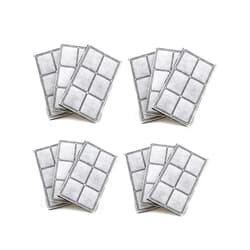 JADA Lifestyles Premium (6- Chamber) Replacement Charcoal Water Filters for Drinkwell Pet Fountains (Pack of 12)