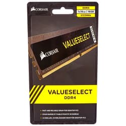 Corsair CMV16GX4M1A2133C15 Value Select Series 16GB (1x16GB) DDR4 2133MHz (PC4-17000) CL15 DIMM