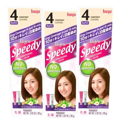 Hoyu Bigen Speedy Conditioning Color Refill: 4 Chestnut - 3 Pack