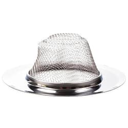 Brite Concepts Stainless Steel Kitchen Sink Strainer: Heavy Duty Steel Mesh, Fits Most Sink Drains