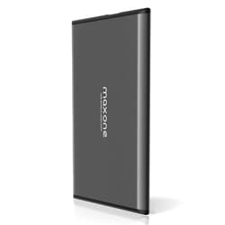 Maxone 1TB Ultra Slim Portable External Hard Drive HDD USB 3.0 Compatible with PC, Laptop, Charcoal Grey