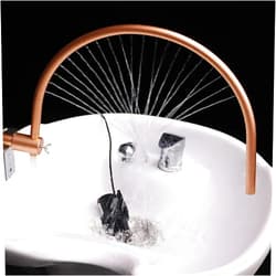 IINCOOY Spa Basin Faucet Water Circulation Head Spa Frame for Salon Shampoo Bed Massage Accessories,Shampoo Bed Bowl Wash Hair Salon Style Scalp Care Waterfall