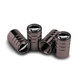 YBFUQ 4 Pieces Car Tire Valve Cap for Aston Martin DBX DB11 DBS Vantage DB9, Car Wheel Dust Cap for Stable Tire Pressure, Car Accessories,Black