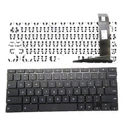 Cuiying Replacement Keyboard for Asus Chromebook C300/C300M/C300MA/C300MA-DH02, US Layout, Black Color